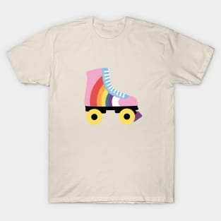 Rainbow Roller Skates T-Shirt